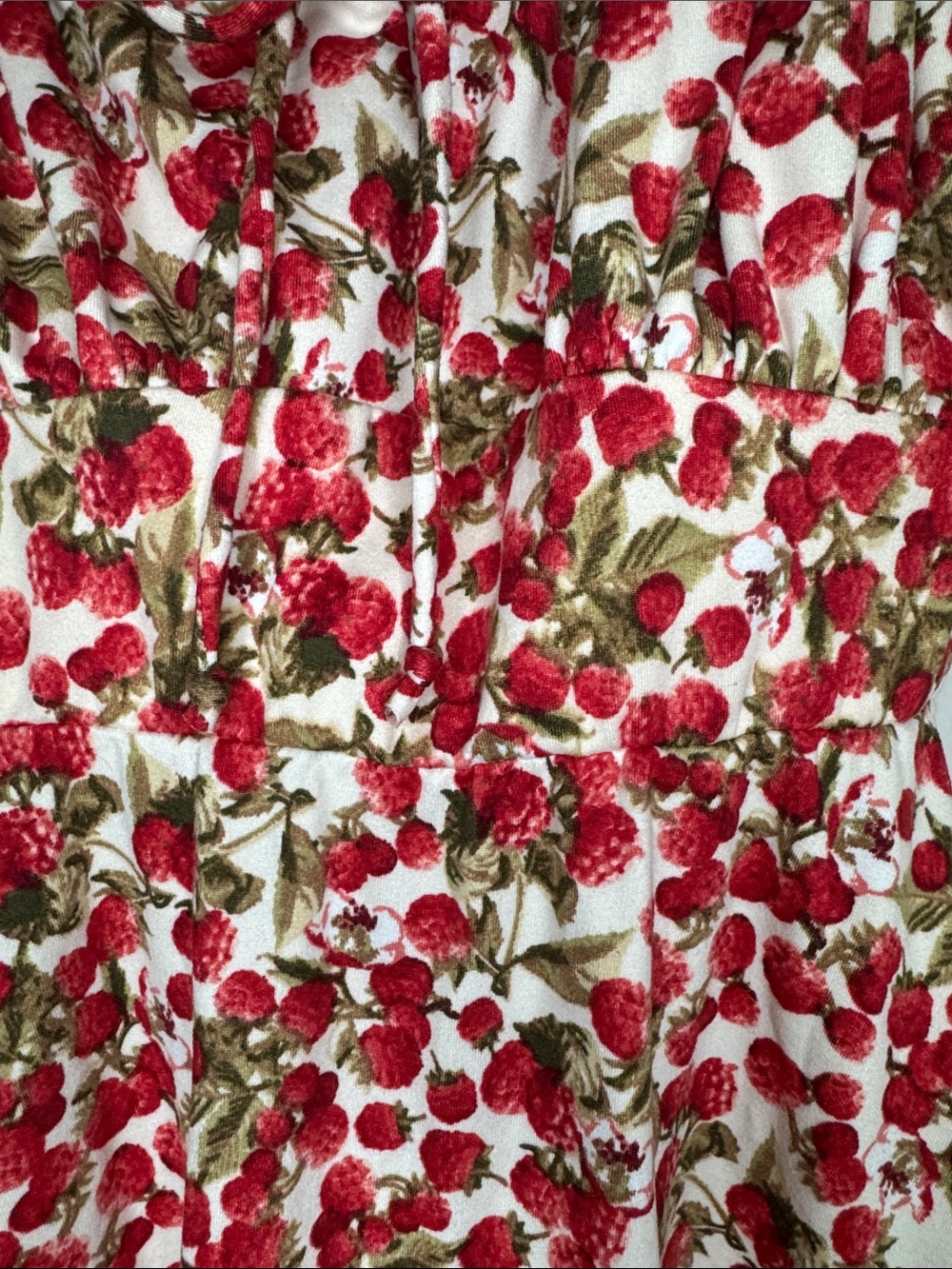 nine britton Red and Green Floral Mini Dress - Picture 2 of 7